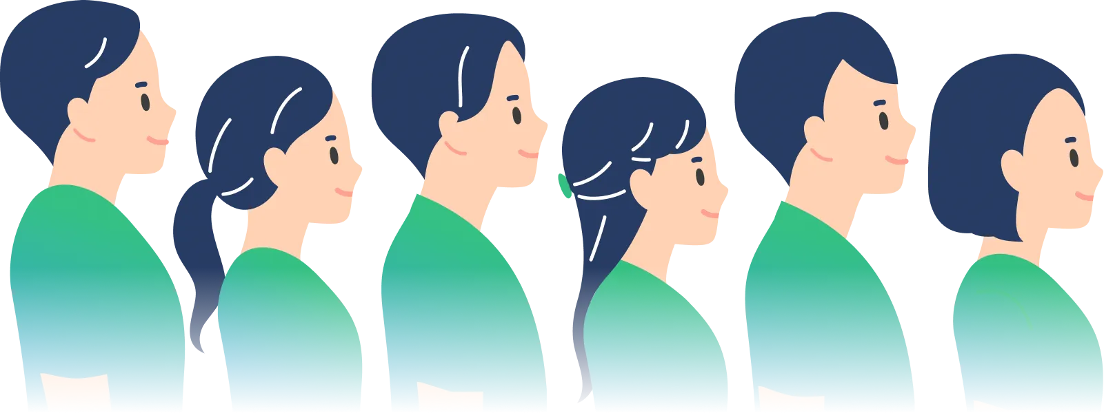 チーム医療で連携する伴場歯科医院のスタッフ